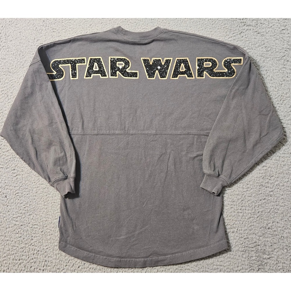 Disney Spirit Jersey Adult Size XS Gray‎ Star Wars Chrome Oversized